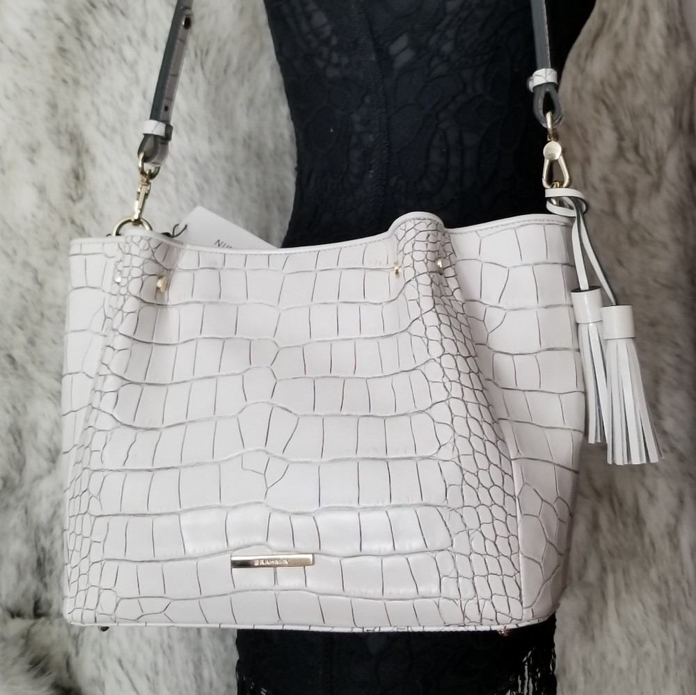BRAHMIN DESIGNER PURSE BAG SATCHEL HANDBAG - Picture 7 of 14